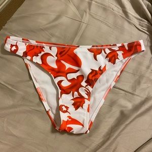 Red/White Bikini Bottoms